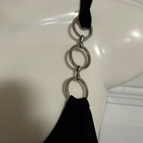 MKM Designs Top Tank SZ 1X Padded Chest Glam Disco Date Night - Picture 4 of 7